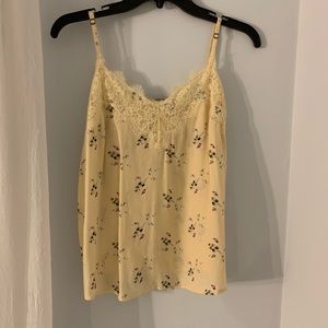 NEW abercrombie lace trim tank